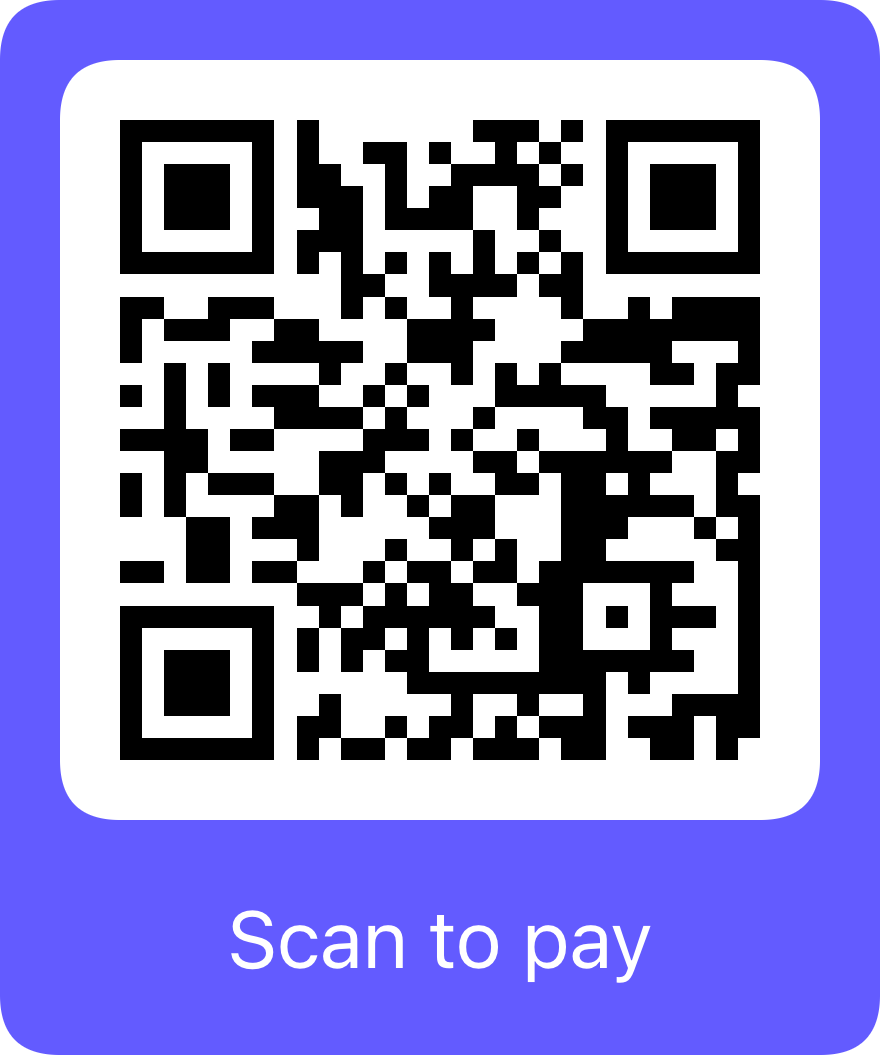 QR code for $500 donation